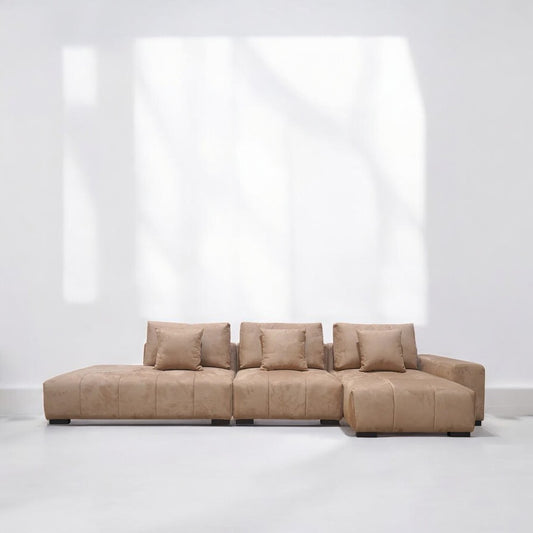 Downton Suede Fabric Sofa