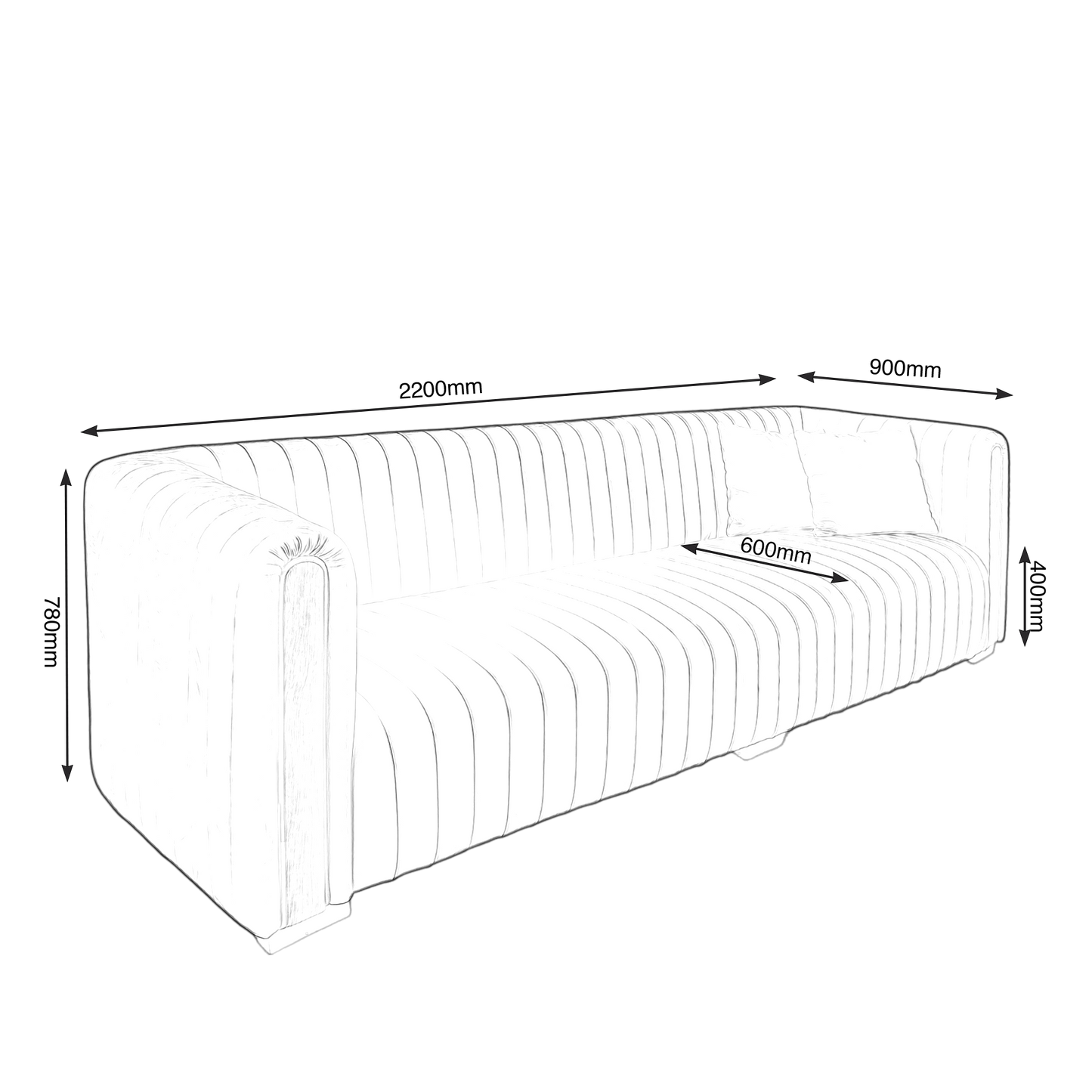 Verde Luxe Sofa