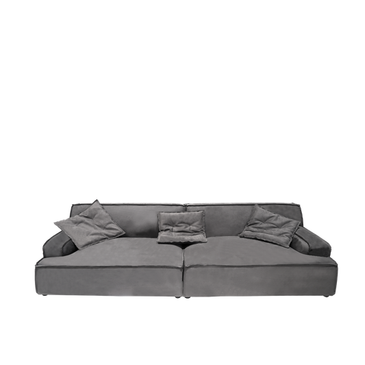 Apollo Suede Fabric Sofa 2.2m Sale