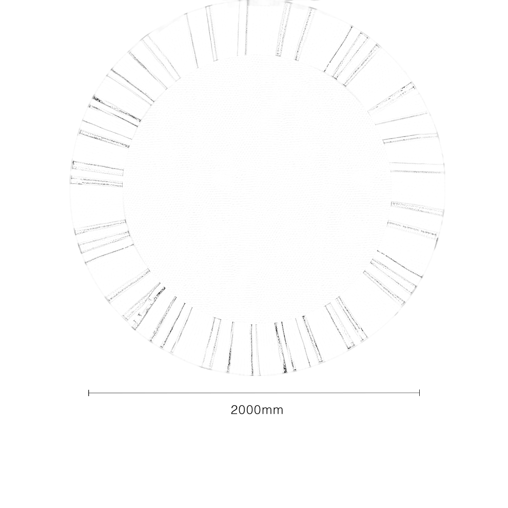 Calligraphie Round Rug