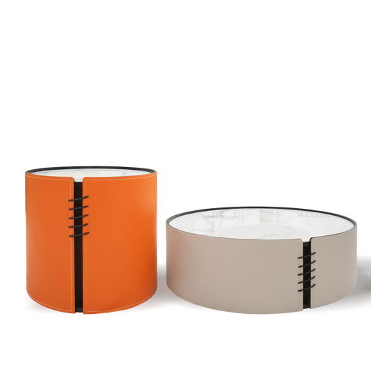 Cuir Leather Coffee Table