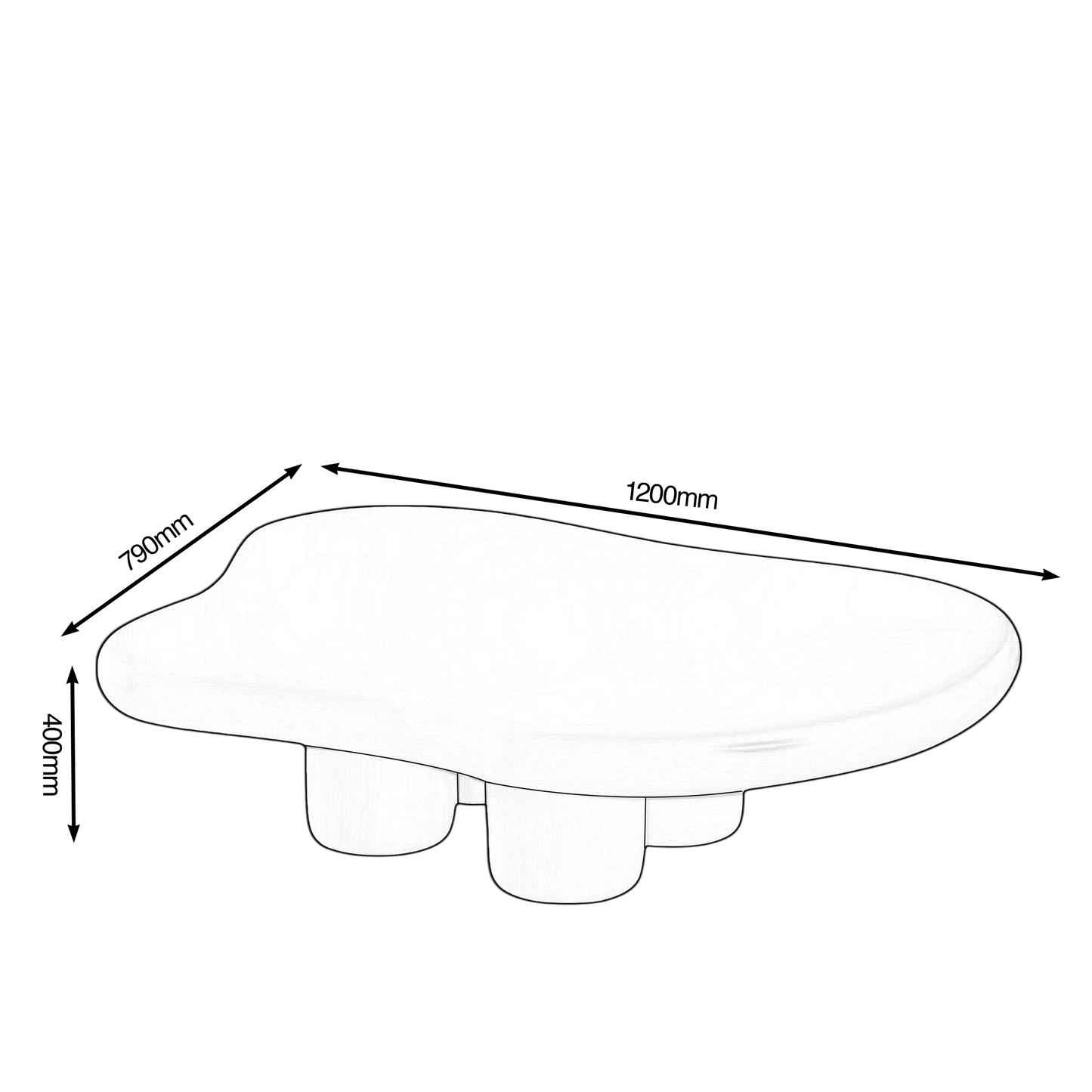 Cloudform Lacquered Coffee Table