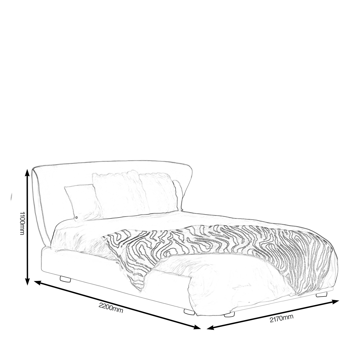 Savannah PU Leather Bed Frame