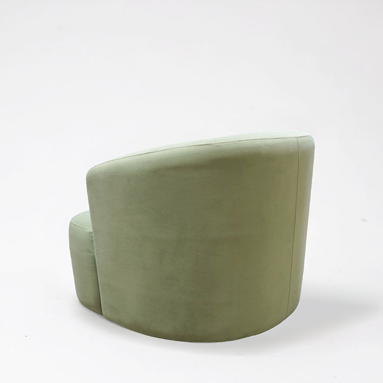 Nindot Velvet Fabric Arm Chair