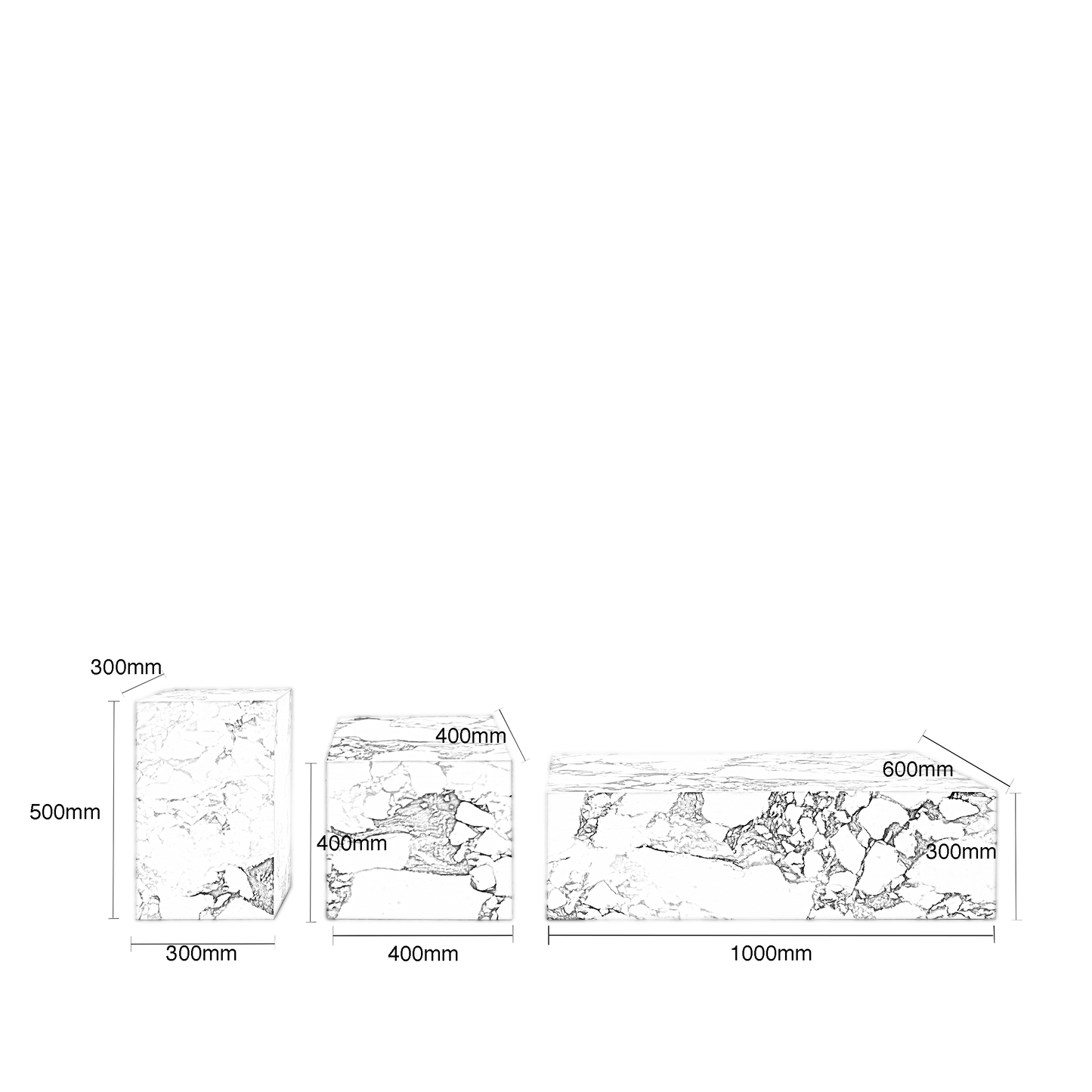 Mises Et Marble Side Table