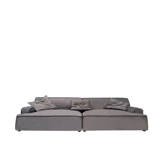 Apollo Suede Fabric Sofa 2.2m Sale