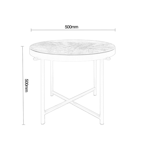 Maluho Agate Side Table