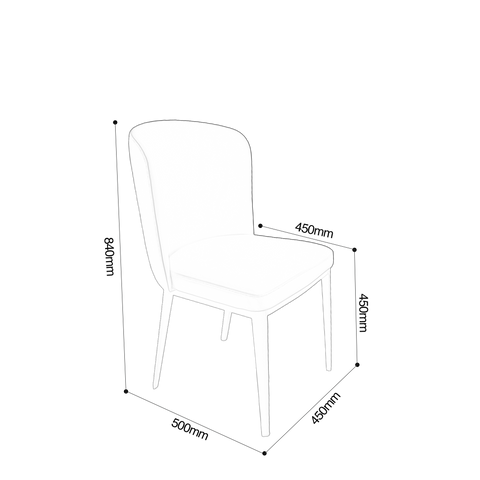 Bež Dining Chair