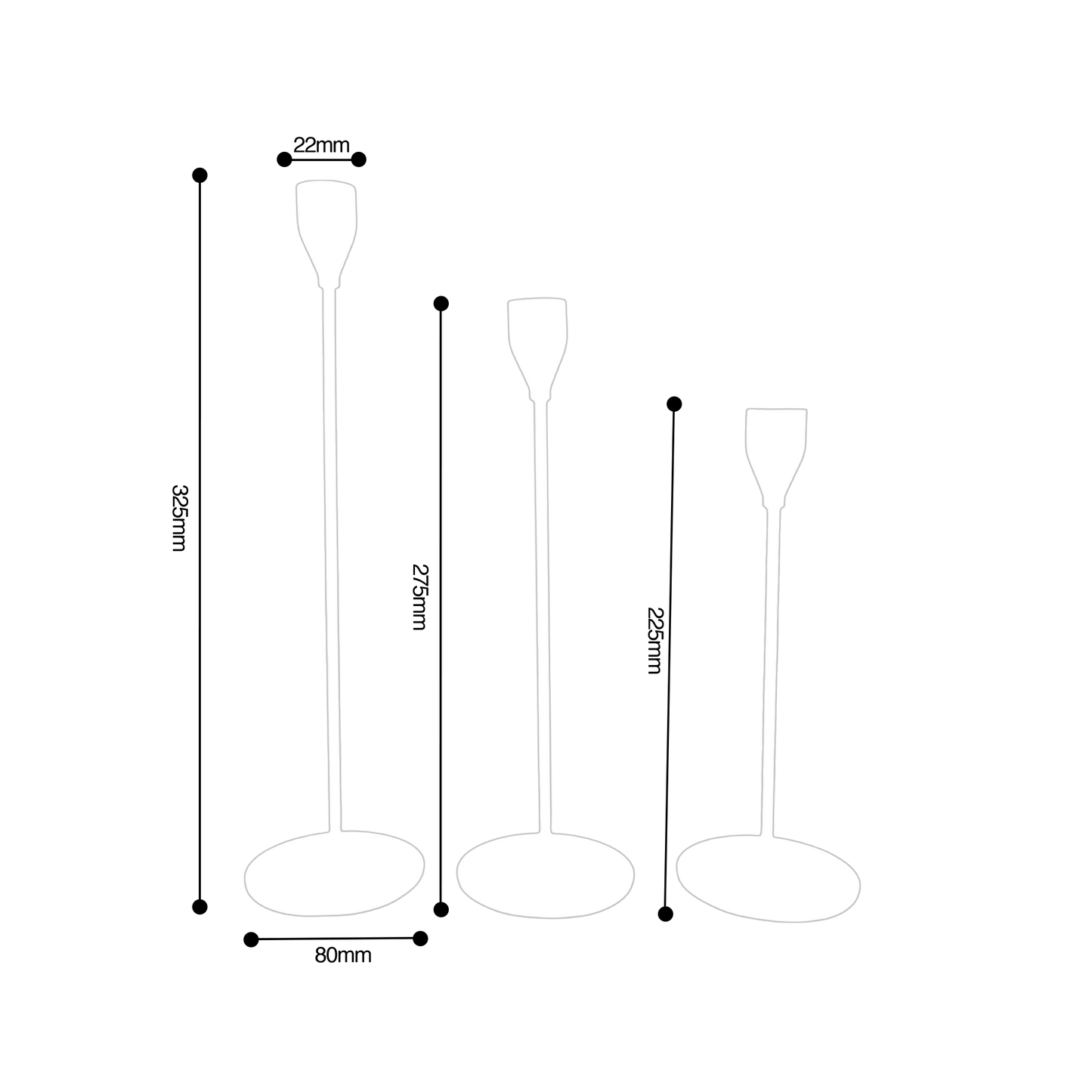 Maidsean Candle Holder