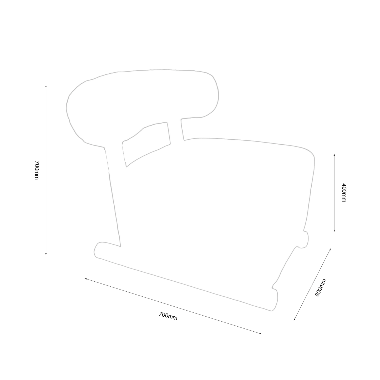 Sinina Arm Chair Demo Sale