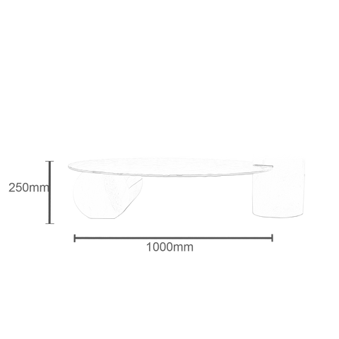Ula Marble Coffee Table 1m Demo Sale