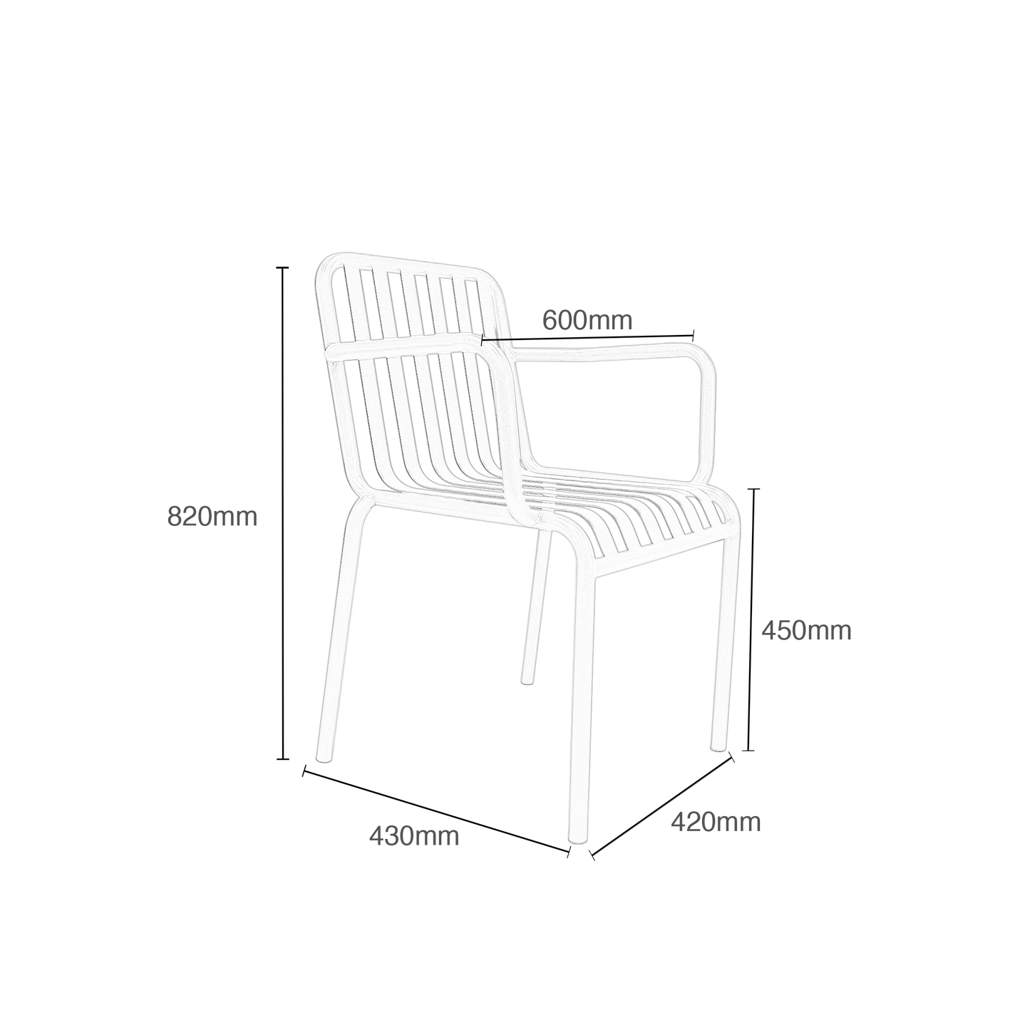 Crius Outdoor ArmChair Demo Sale