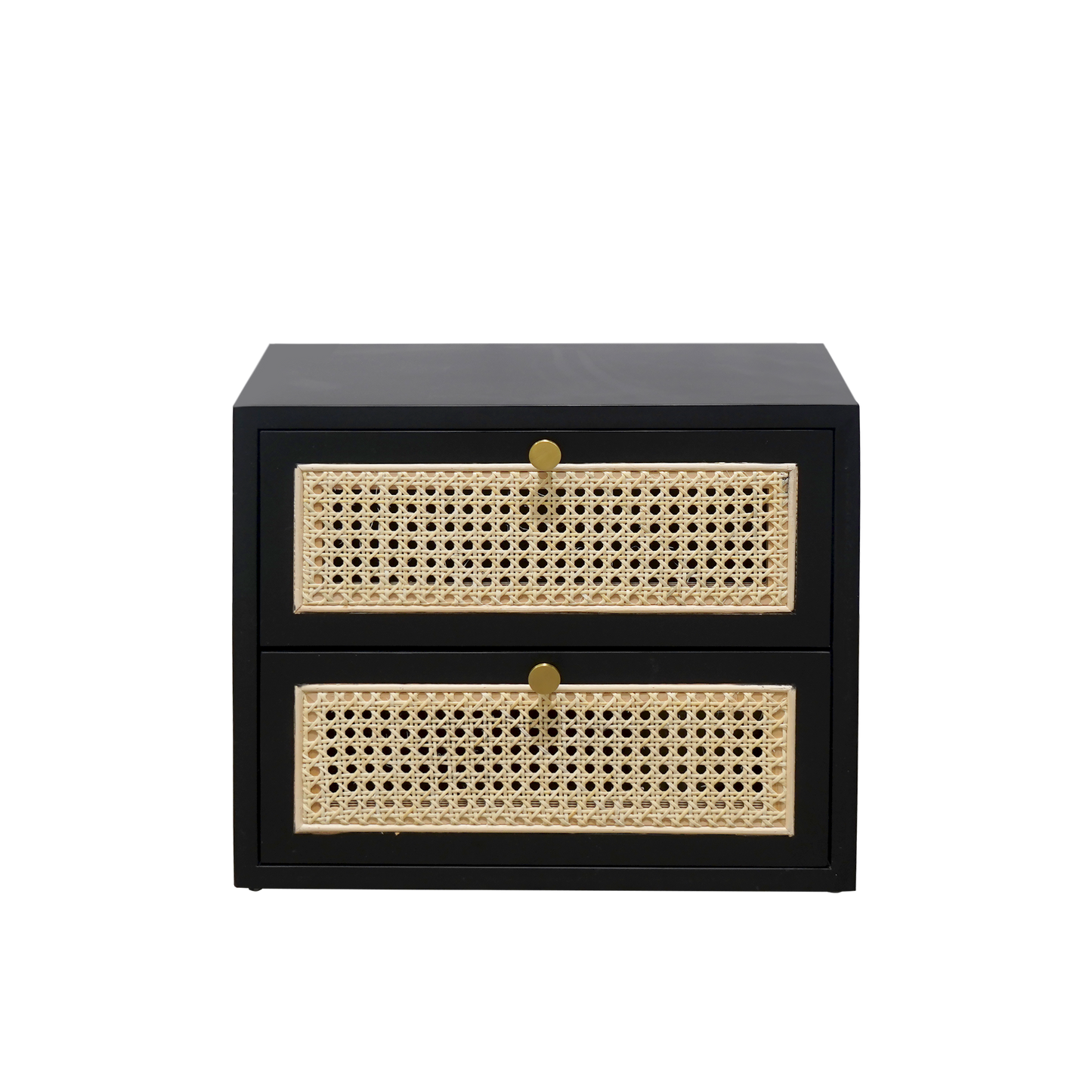 Ruban Rattan Bedside Table