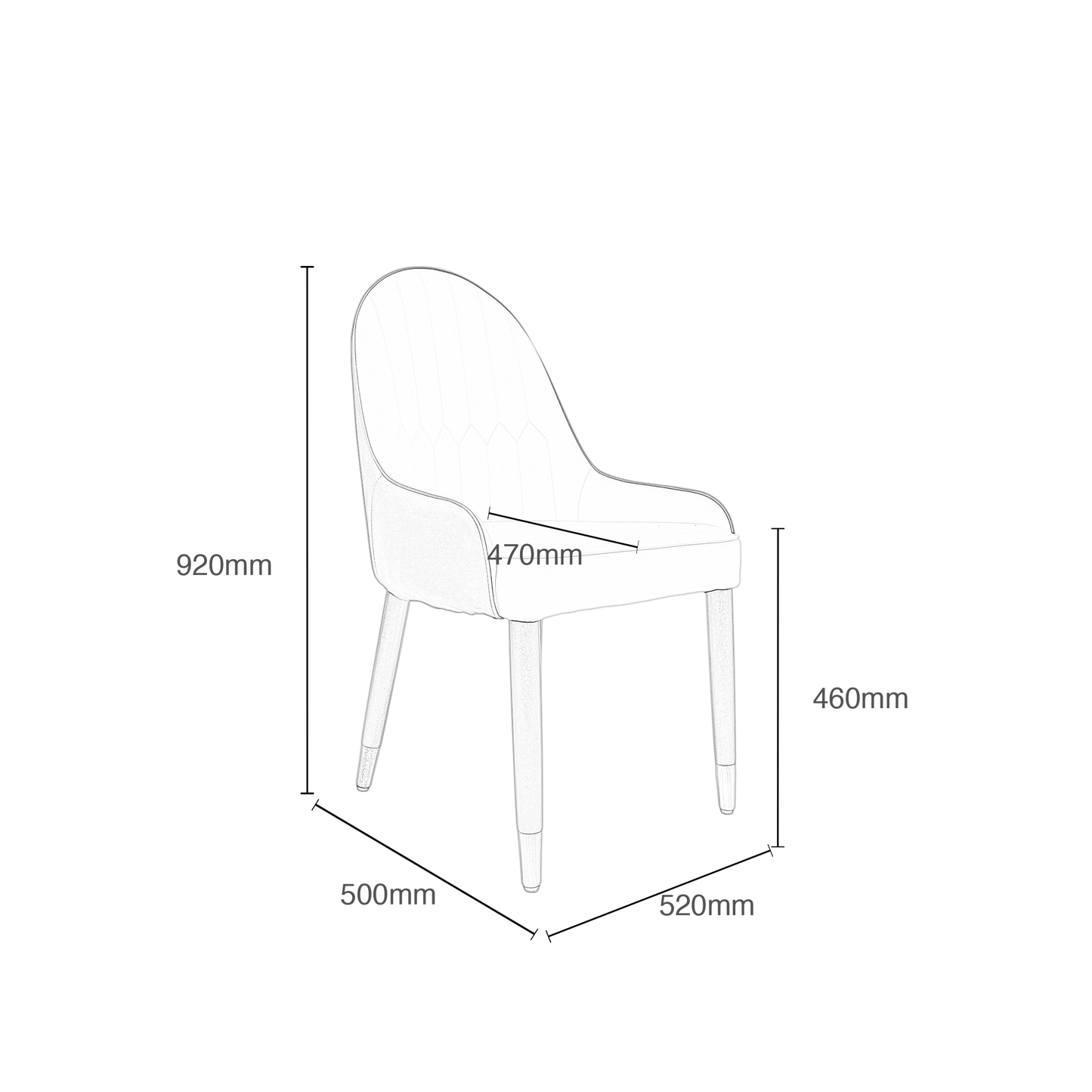 Darrius Dining Chair Demo Sale