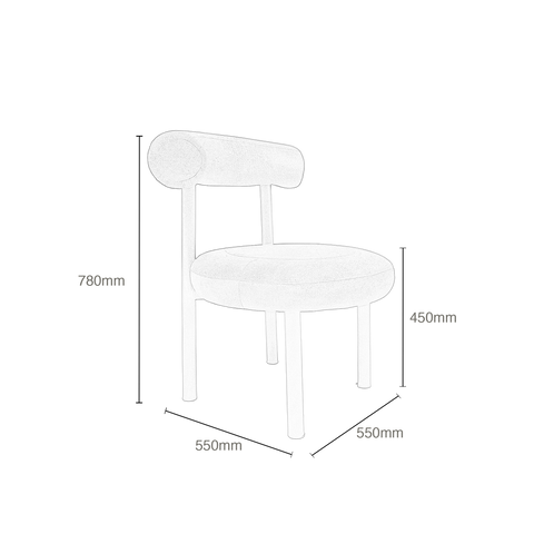 Alexander Velvet Chair Demo Sale