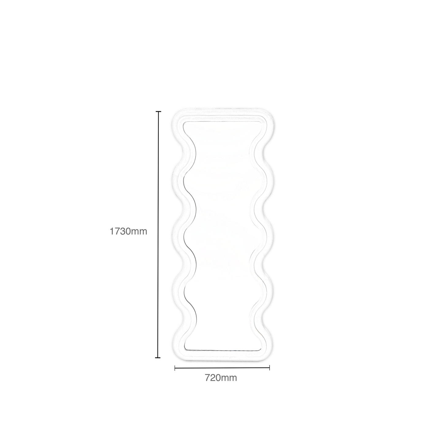 Moiré Velvet Mirror