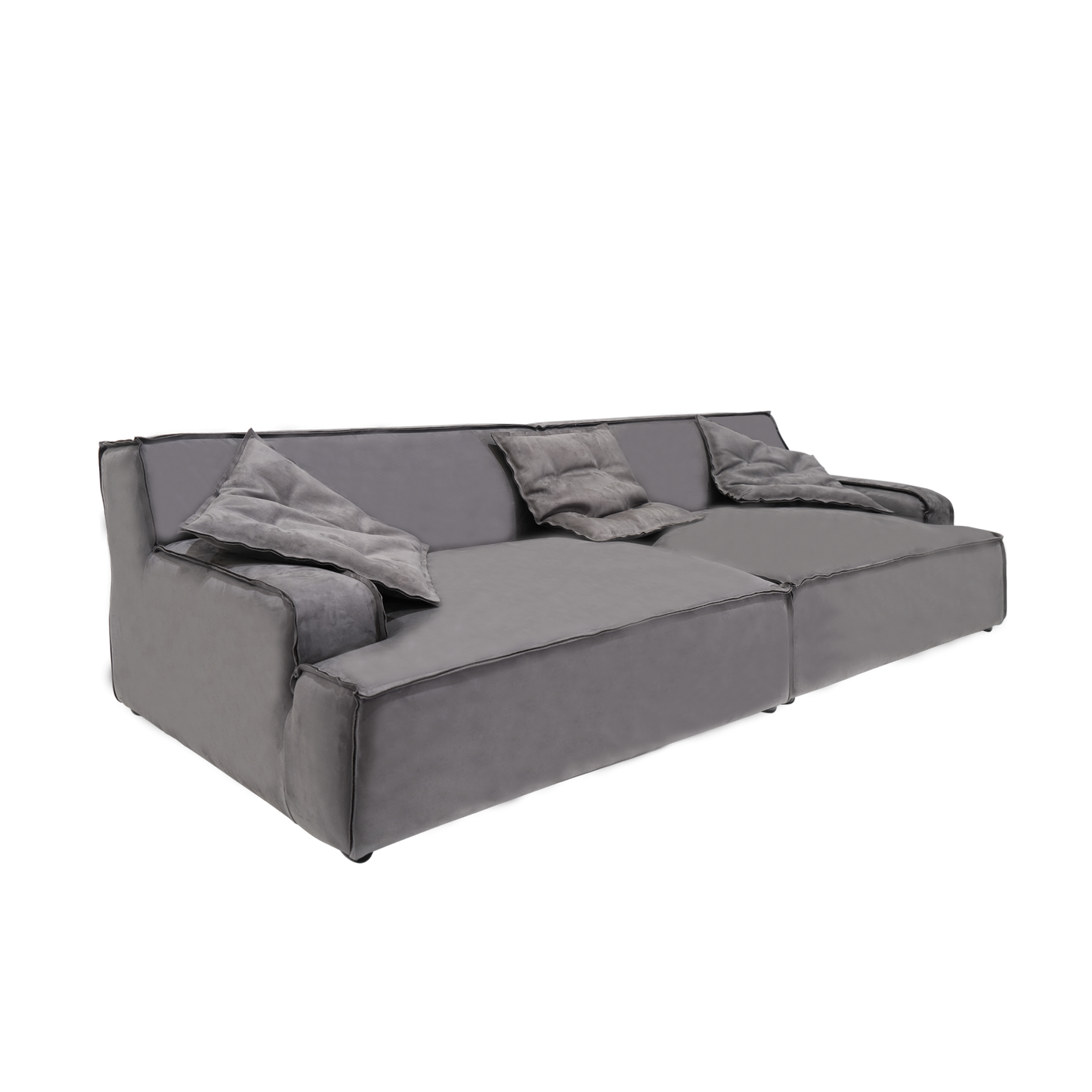 Apollo Suede Fabric Sofa