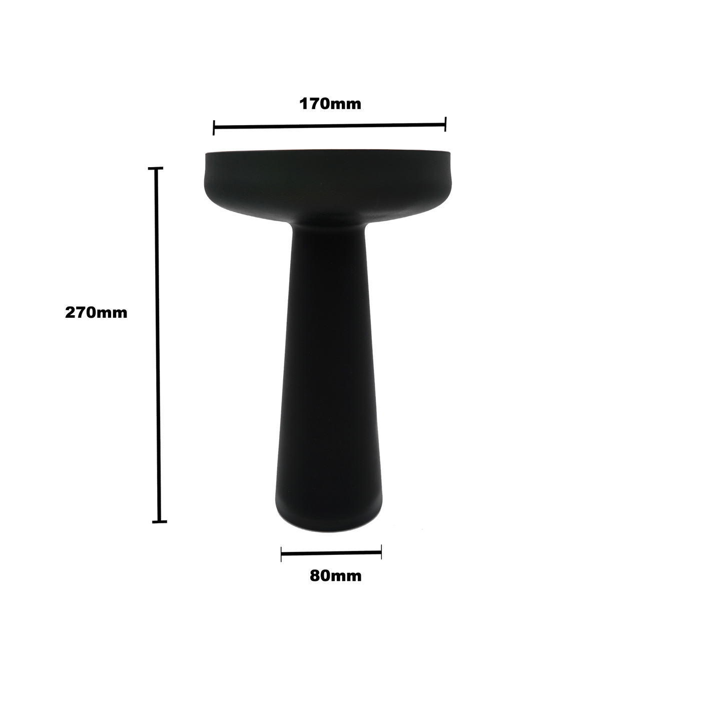 Ice Land Matte Glass Vase