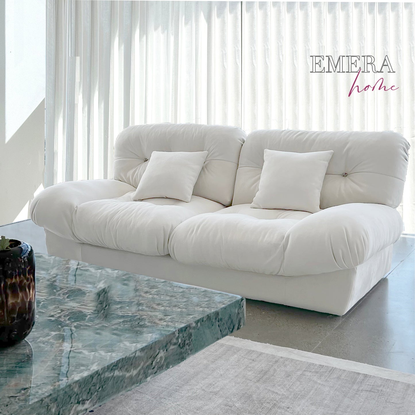 Unie Brodee Suede Fabric Sofa Sale