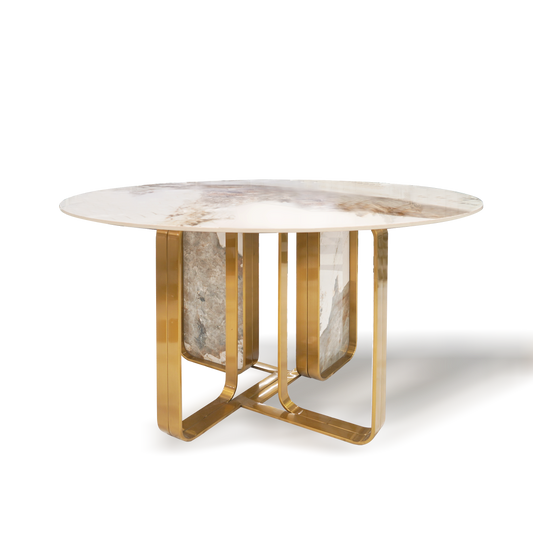 Boucle Sintered Stone Dining Table