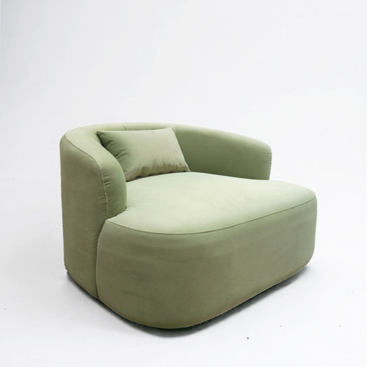 Nindot Velvet Fabric Arm Chair