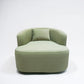 Nindot Velvet Fabric Arm Chair