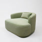 Nindot Velvet Fabric Arm Chair