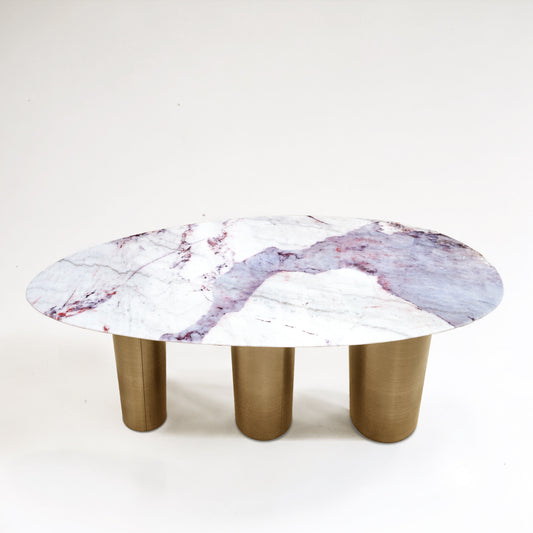 Ovale Agate Stone Dining Table