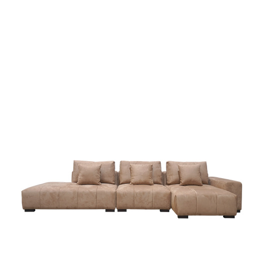 Downton Suede Fabric Sofa