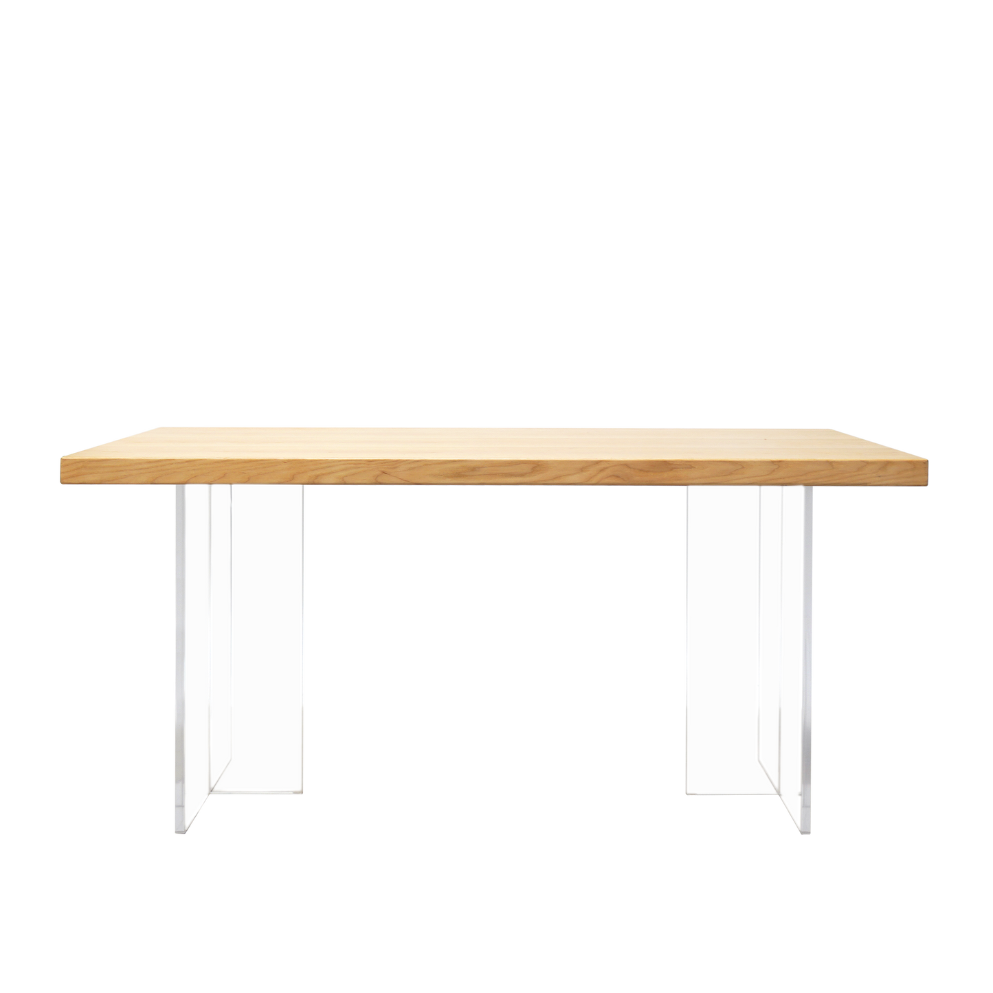 Tamo wood and Acrylic Dining Table