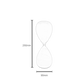 Reverse Glass Hourglass