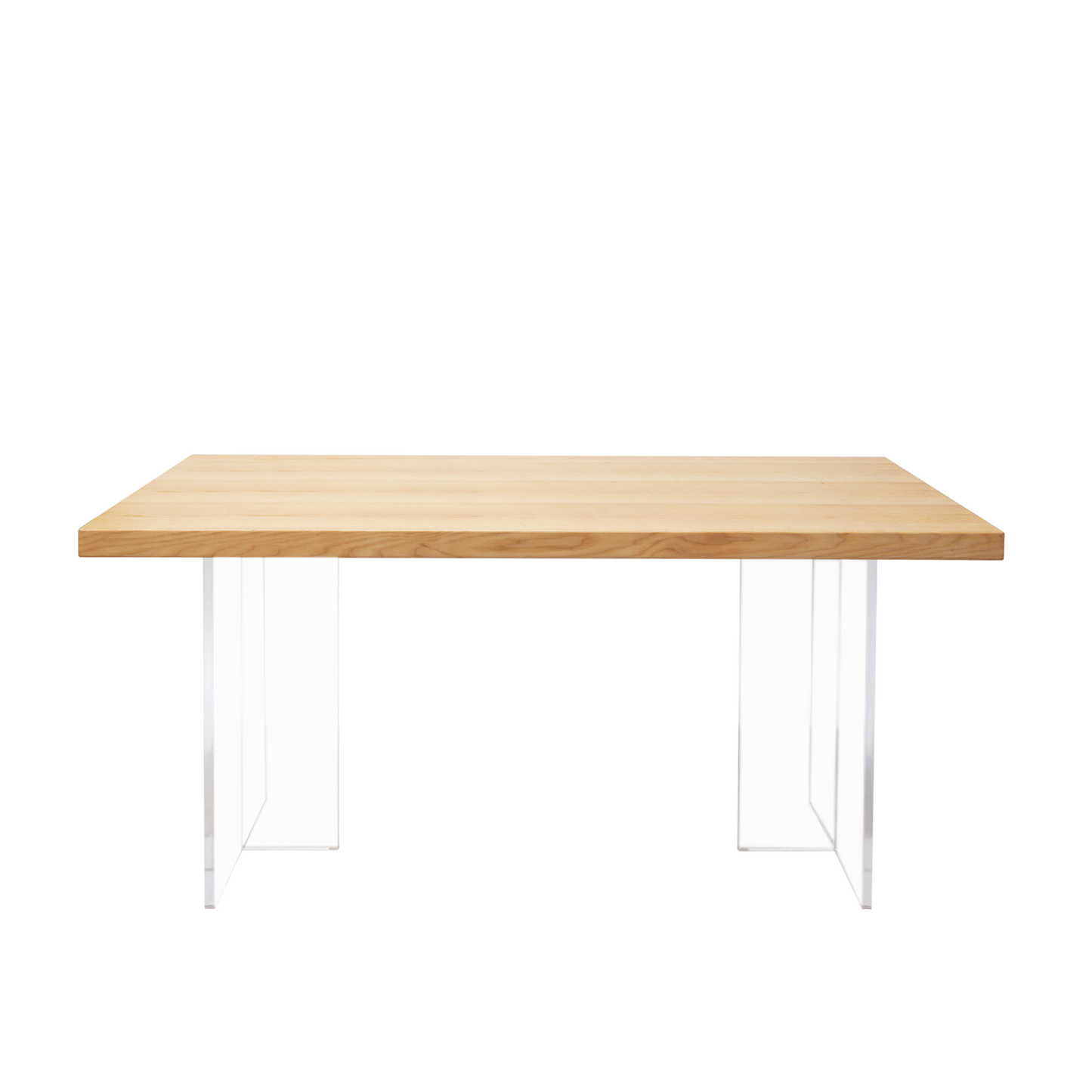 Tamo wood and Acrylic Dining Table