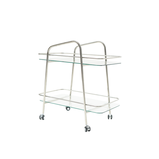 Nars Glass Serving Trolley