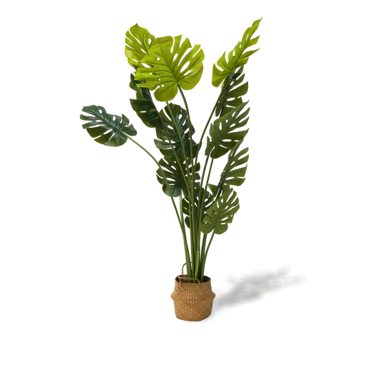 Faux Monstera Tree