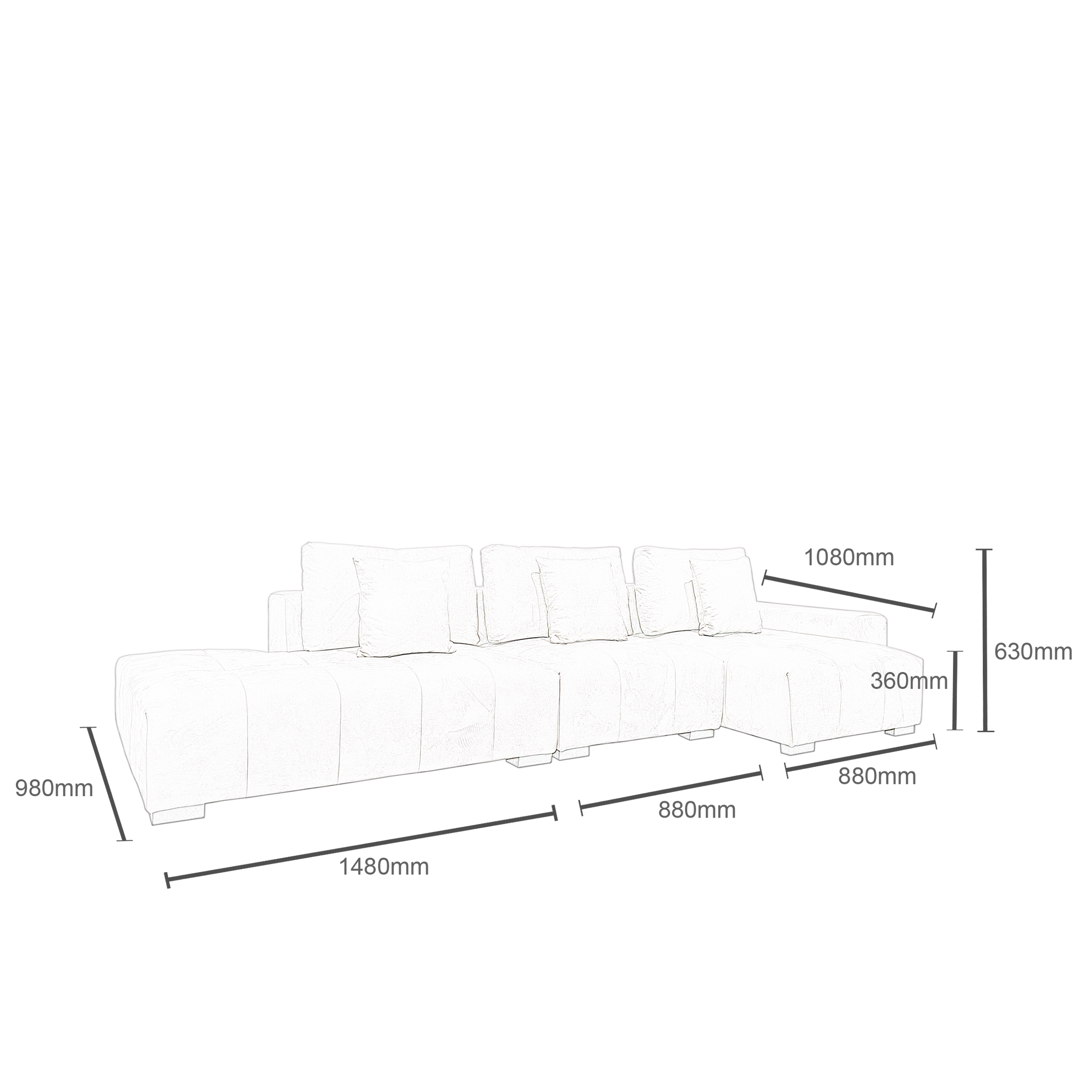 Downton Suede Fabric Sofa Emera furniture