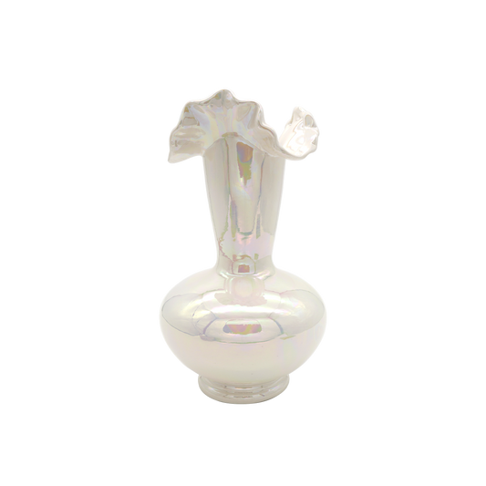 Mermaid Iridescent Ceramic Vase