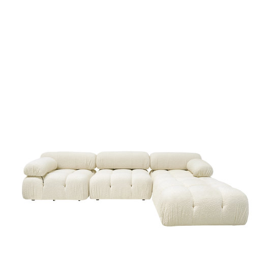 Moro Waffle Plush Modular Sofa