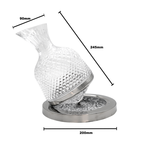 Authur Embossed Decanter Gift Set- 1500m